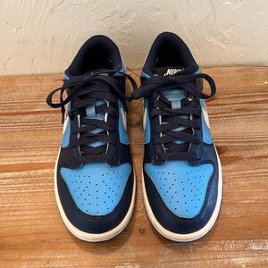 Nike Kids Dunk Liw University Blue/ Navy size 4 Y